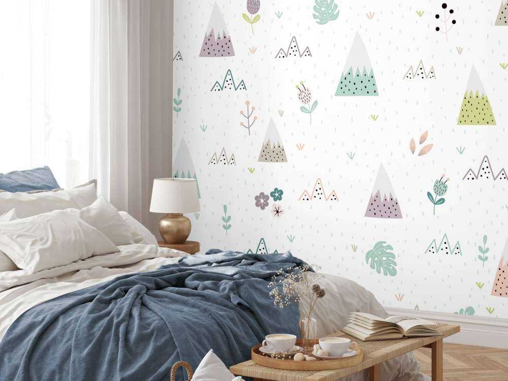 Montagnes, plantes et fleurs