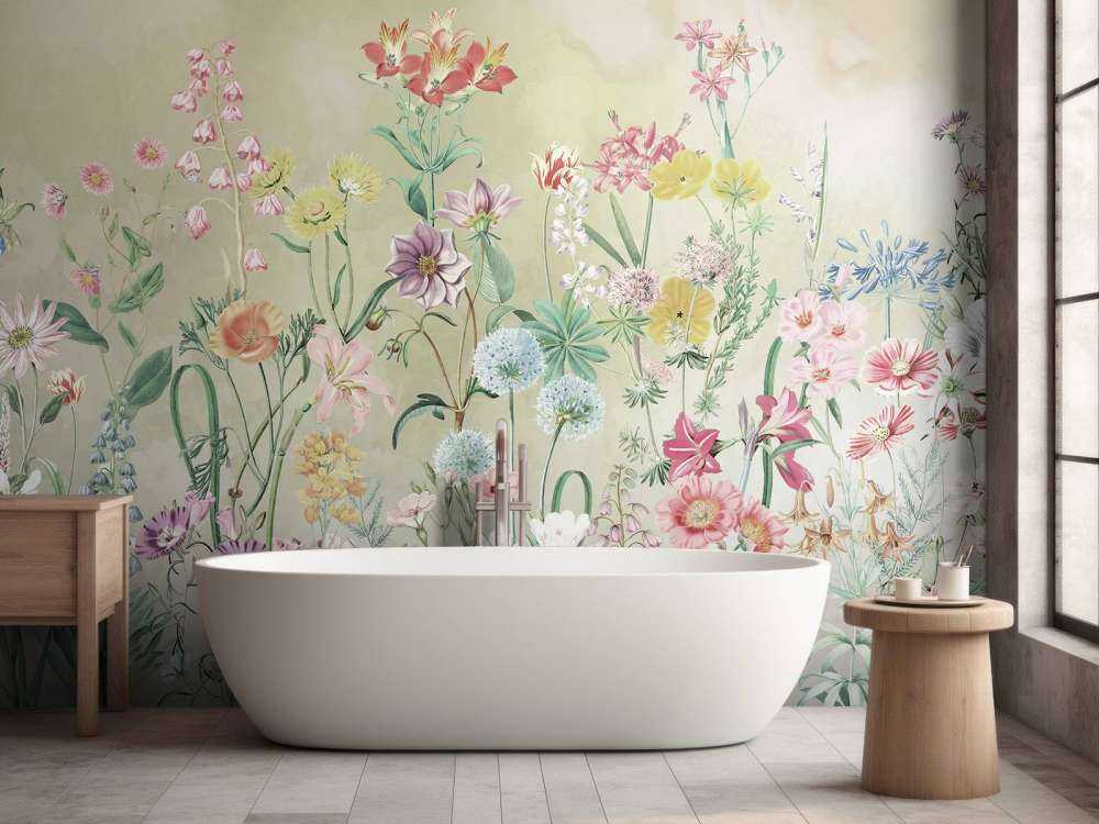 Symphonie de fleurs sauvages pastel