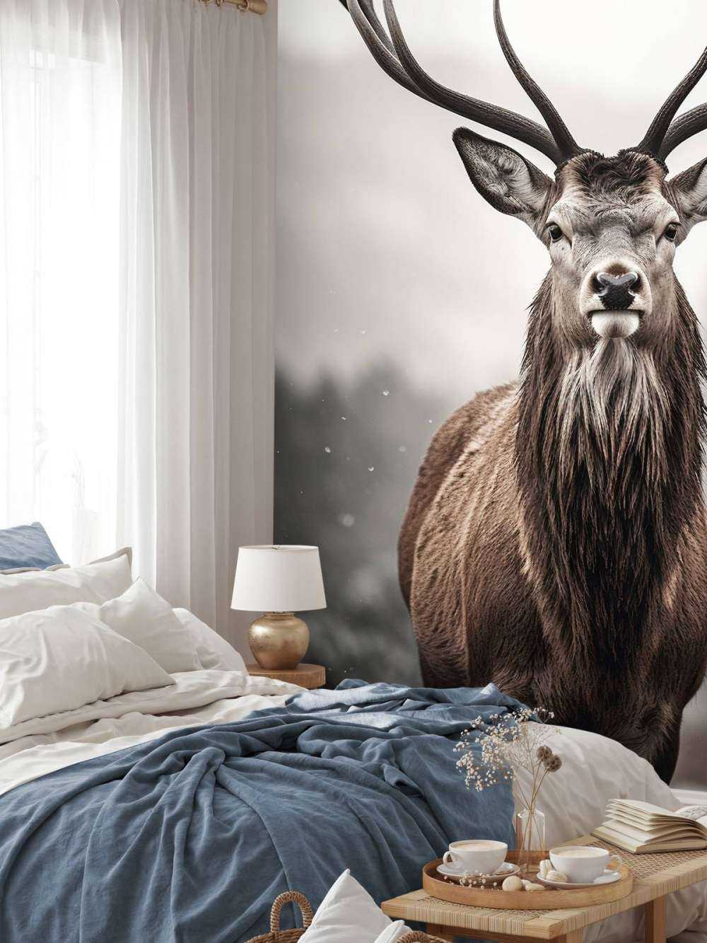 Le roi de l'hiver Le regard du cerf