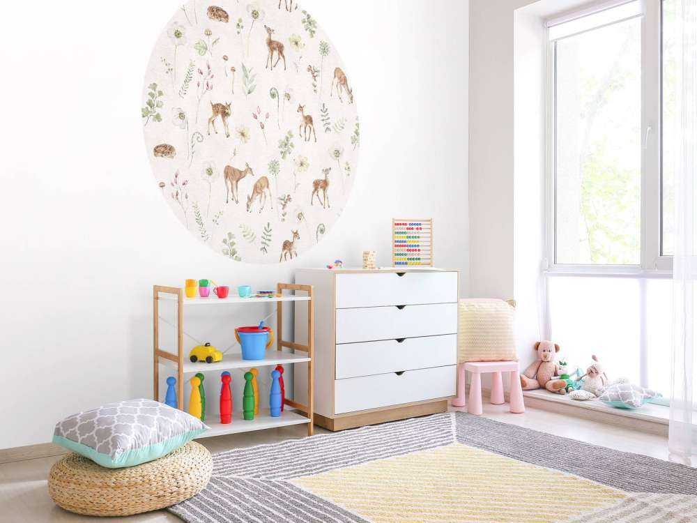 Dancing Deer - White - 120