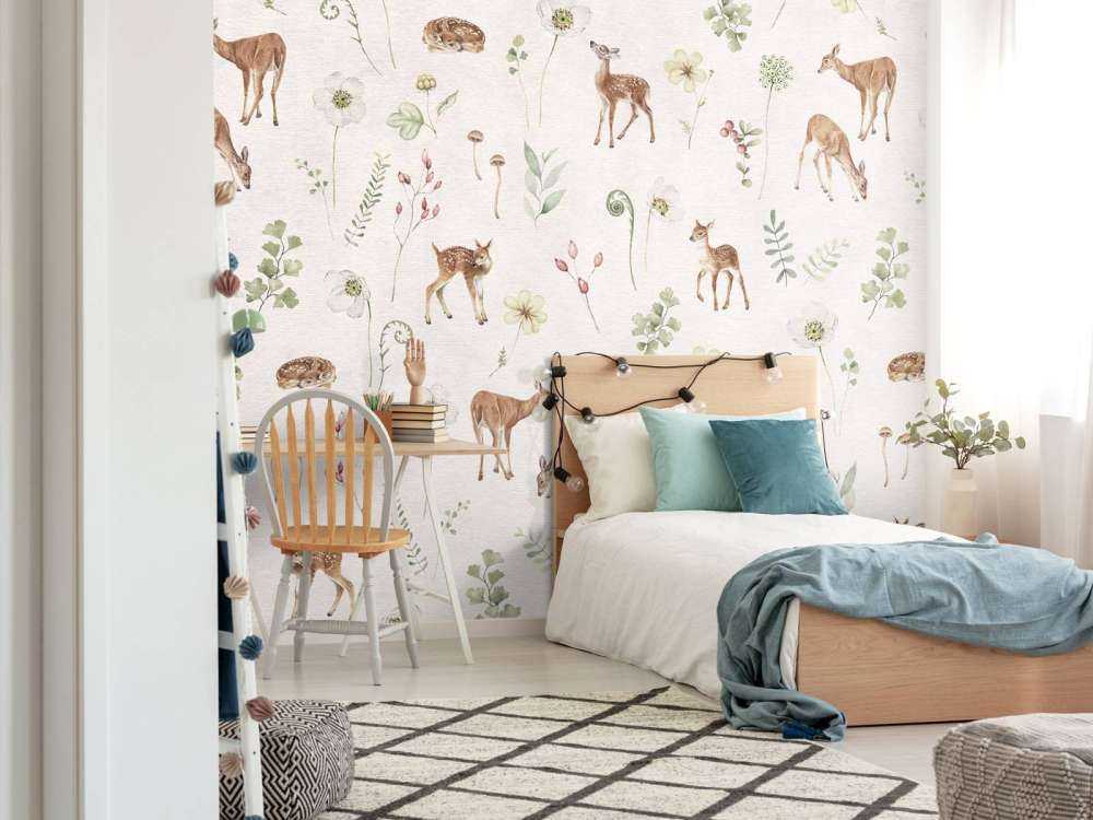 Dancing Deer - White - 120