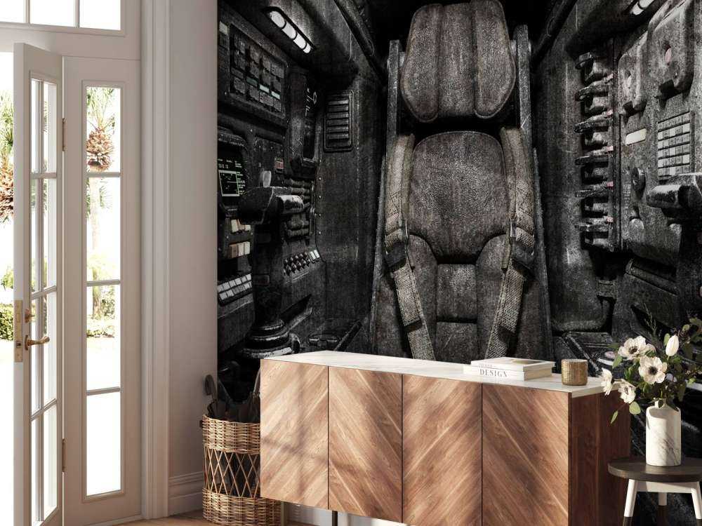 Chaise dans un vaisseau spatial