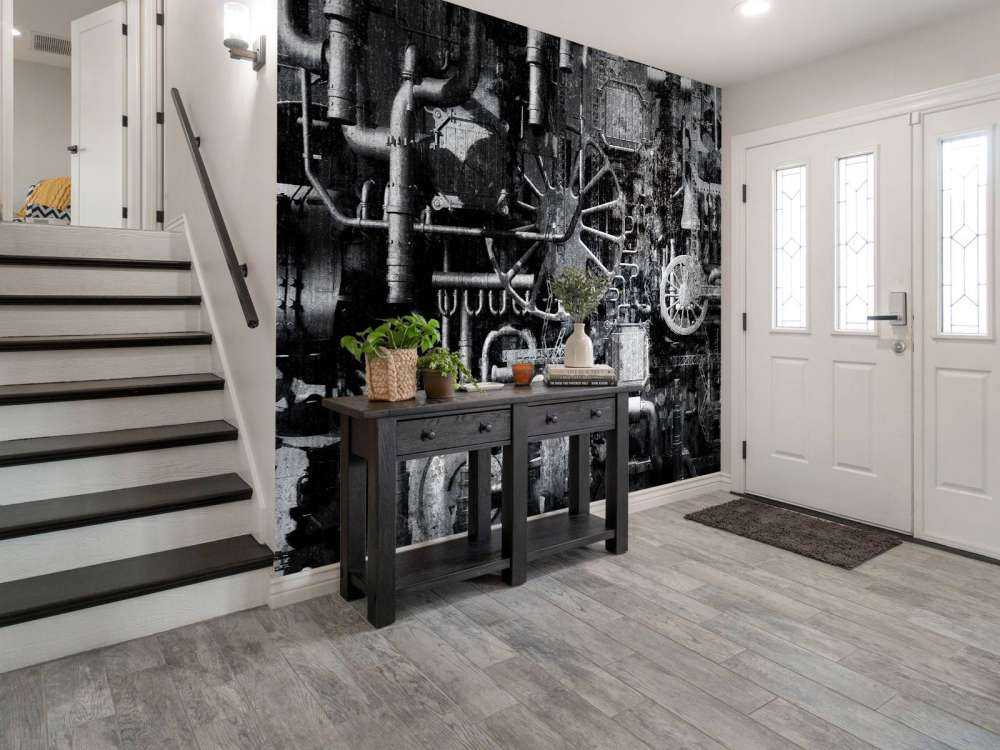 Ancienne salle des machines d'un train