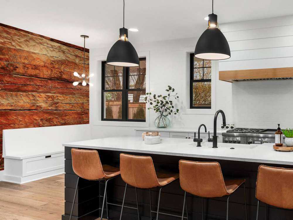 Bois à structure brute