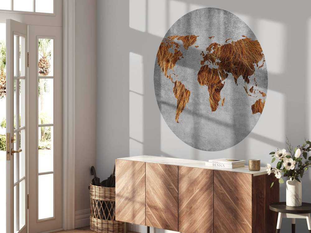 Carte du monde avec texture