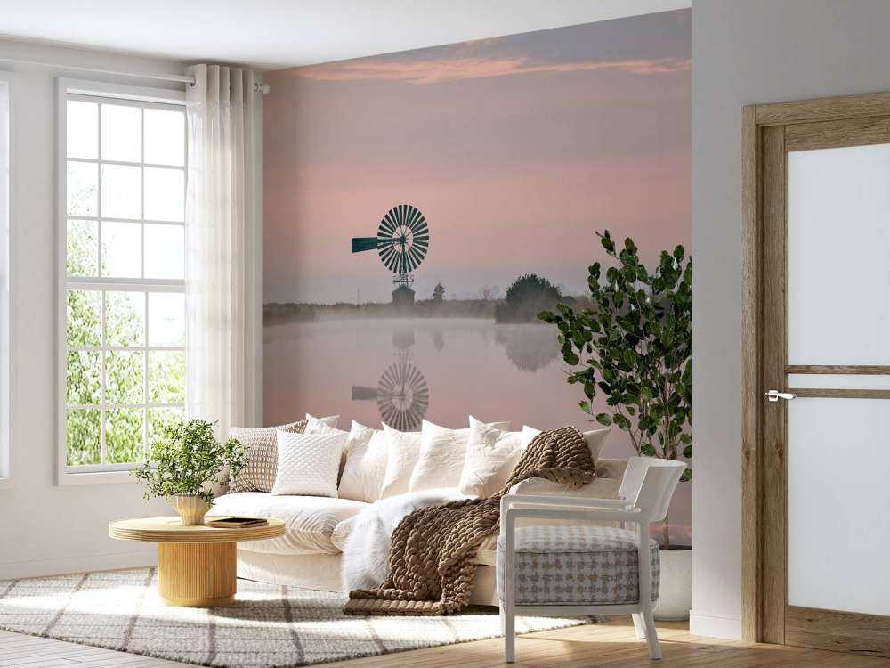 Moulin à vent en métal