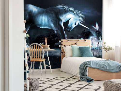 Licorne et papillons
