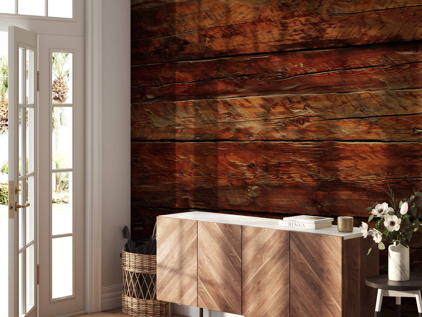 Mur en bois