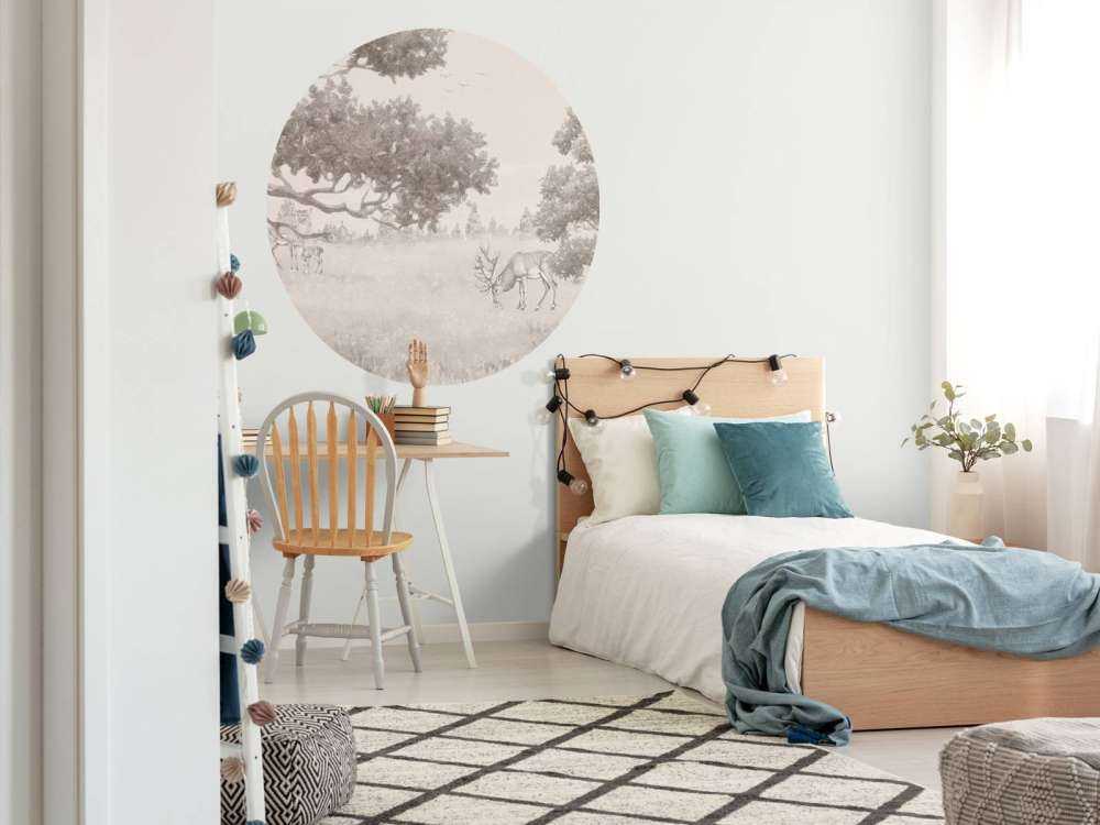 Harmonie cerf-prairie