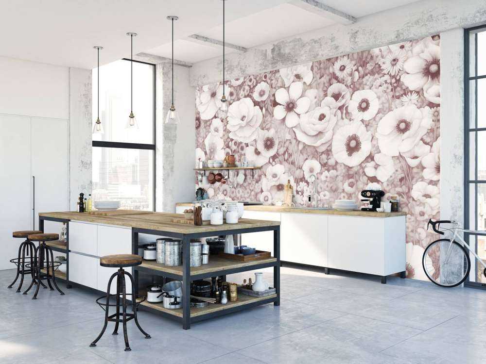 Poppy Tale Monochrome Bordeaux