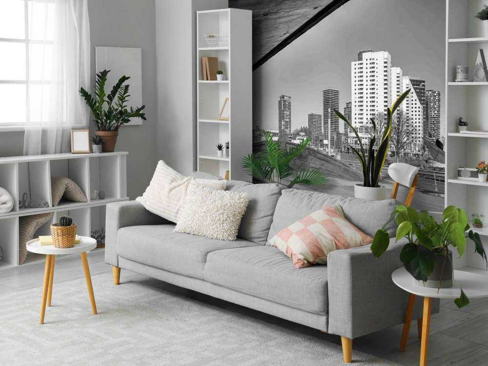 Skyline de Rotterdam sous le pont