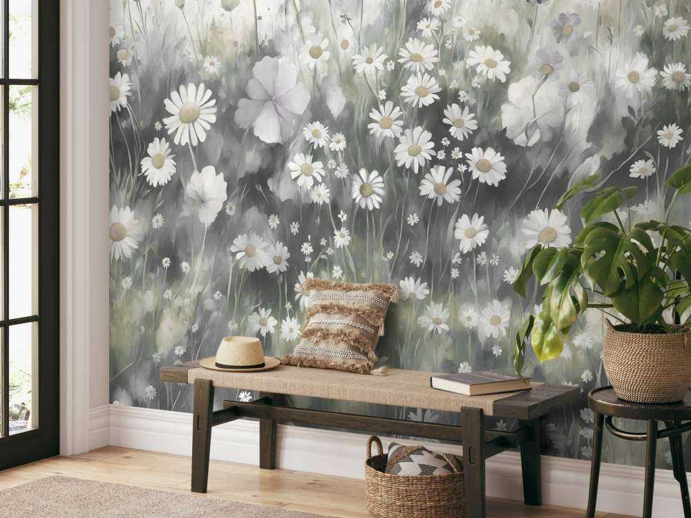 Verdure luxuriante de l'été vert olive