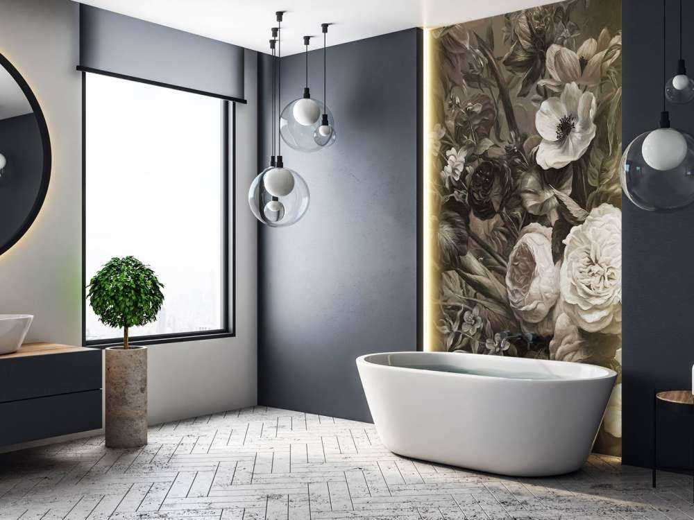 Grand bouquet sépia