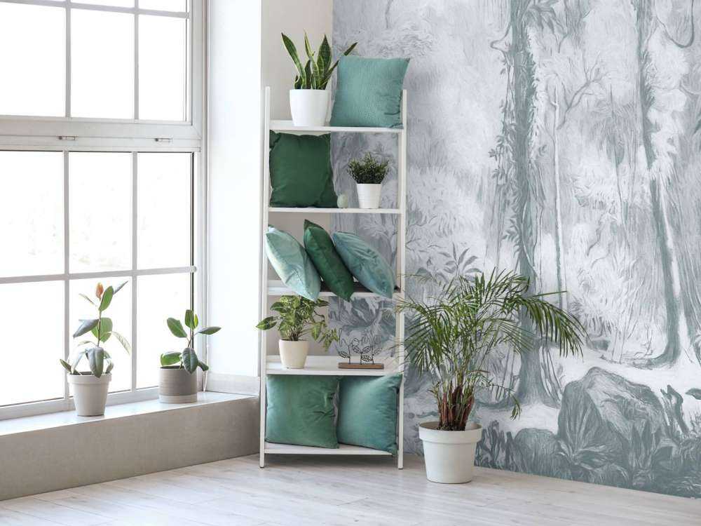 Forêt tropicale - bleu