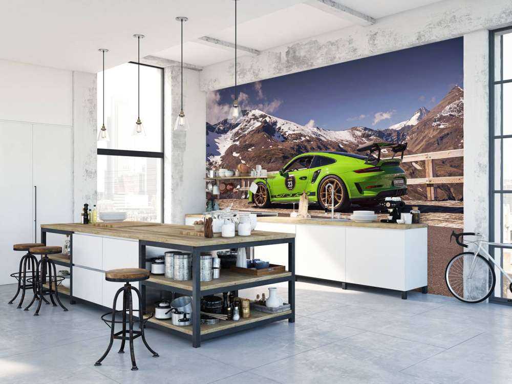 Porsche 911 GT3 RS dans les Alpes