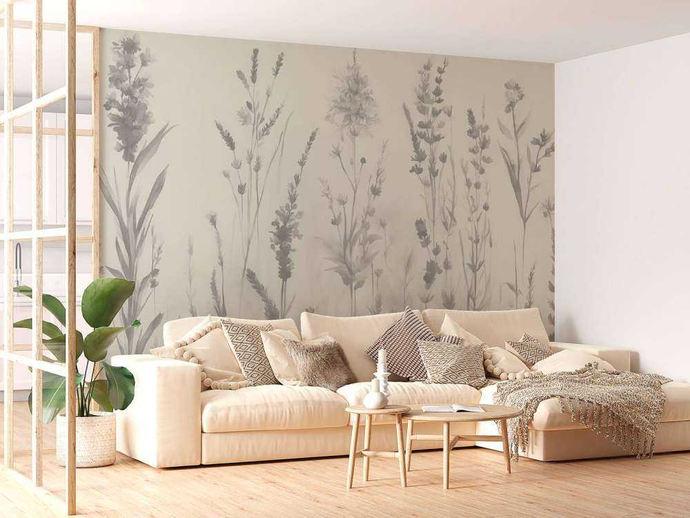 Lavande Clair Seamless Blanc Ivoire