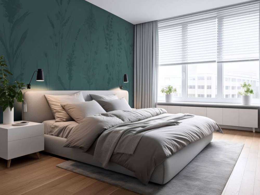 Lavande Clair Seamless Vert Foncé