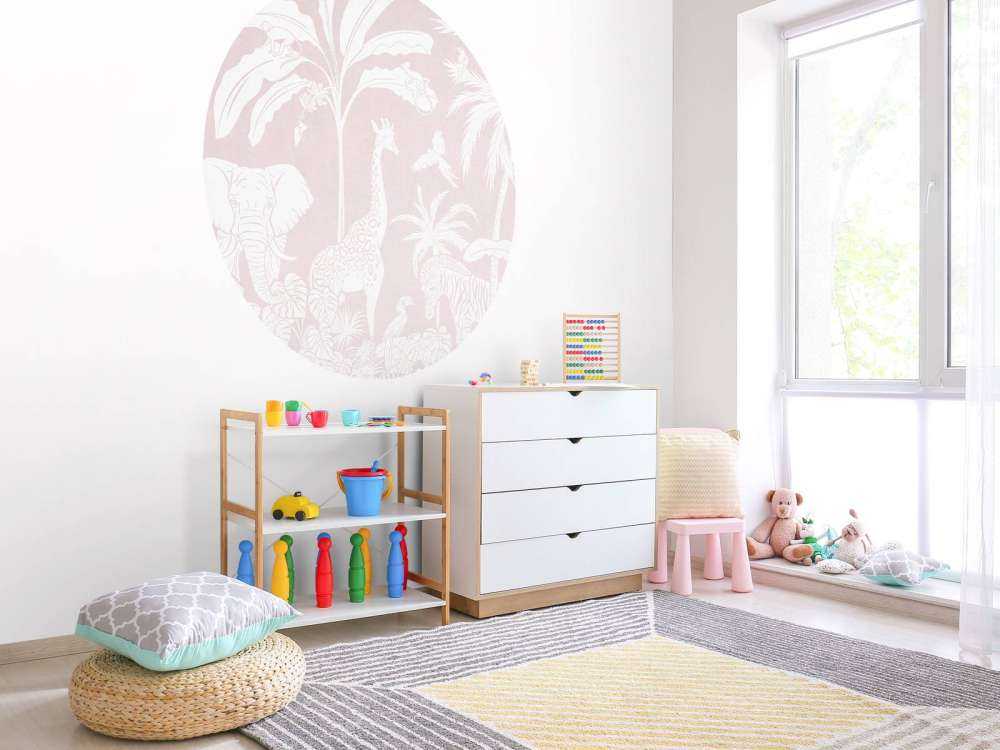 Jungle Monochrome - Rose