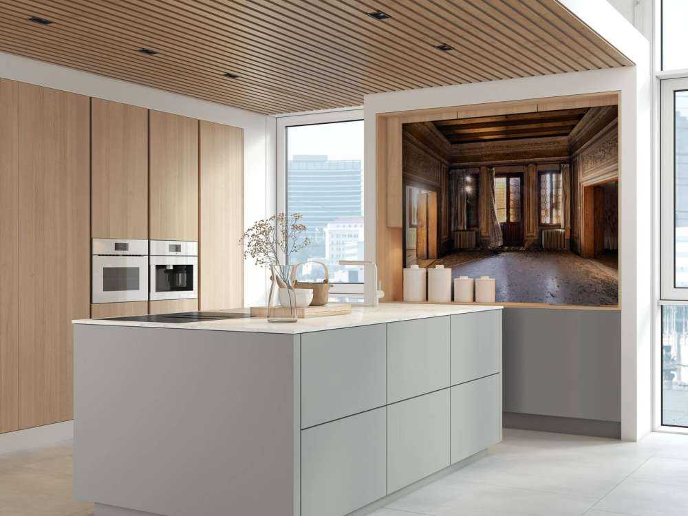 Palais en ruines abandonné