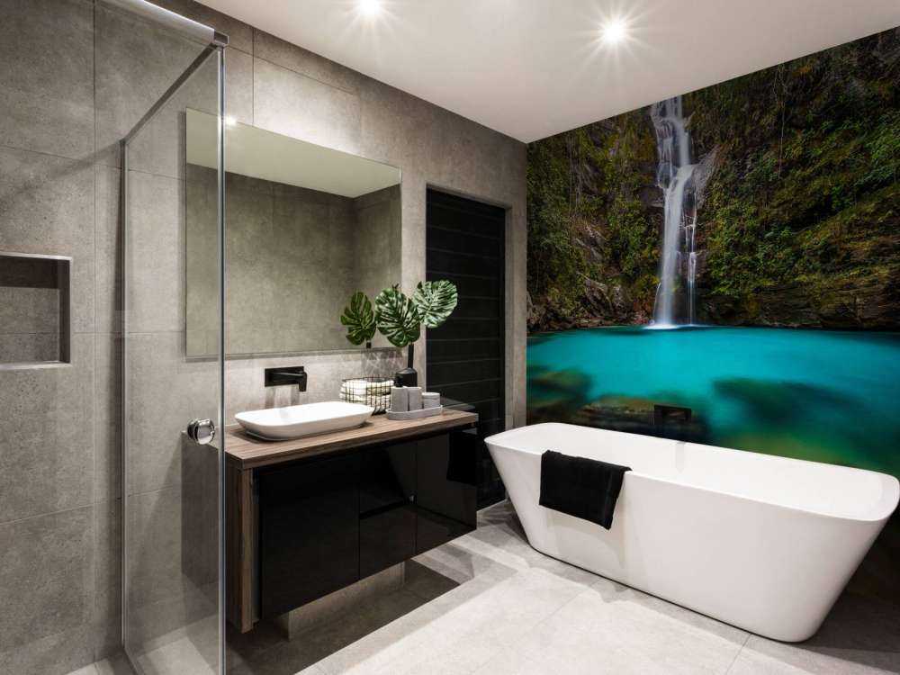 Chute d'eau turquoise