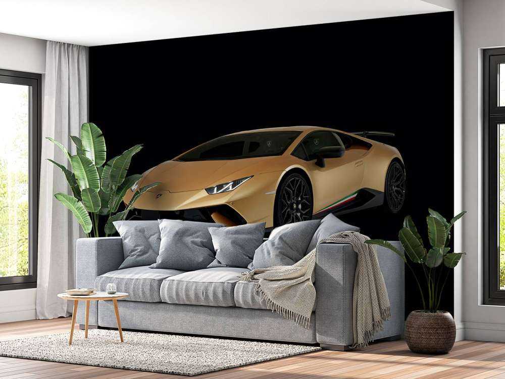 Lamborghini Huracán - Avant droit, noir