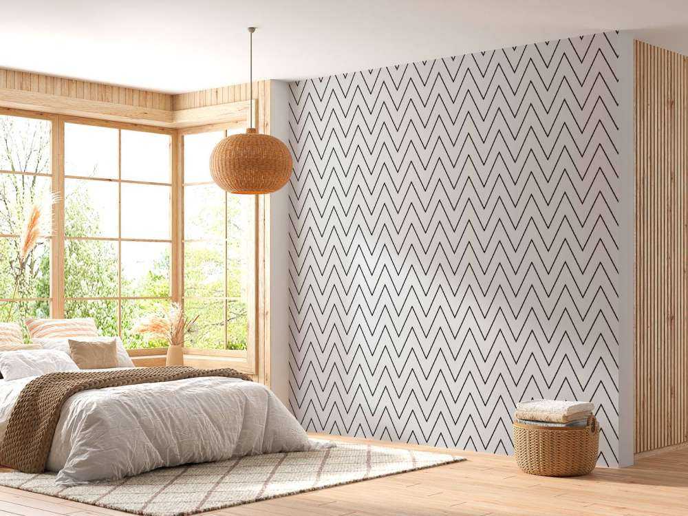 Motif en zigzag