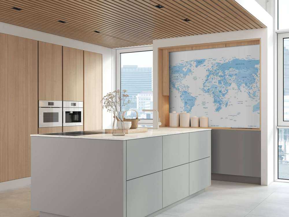 Carte du monde réaliste