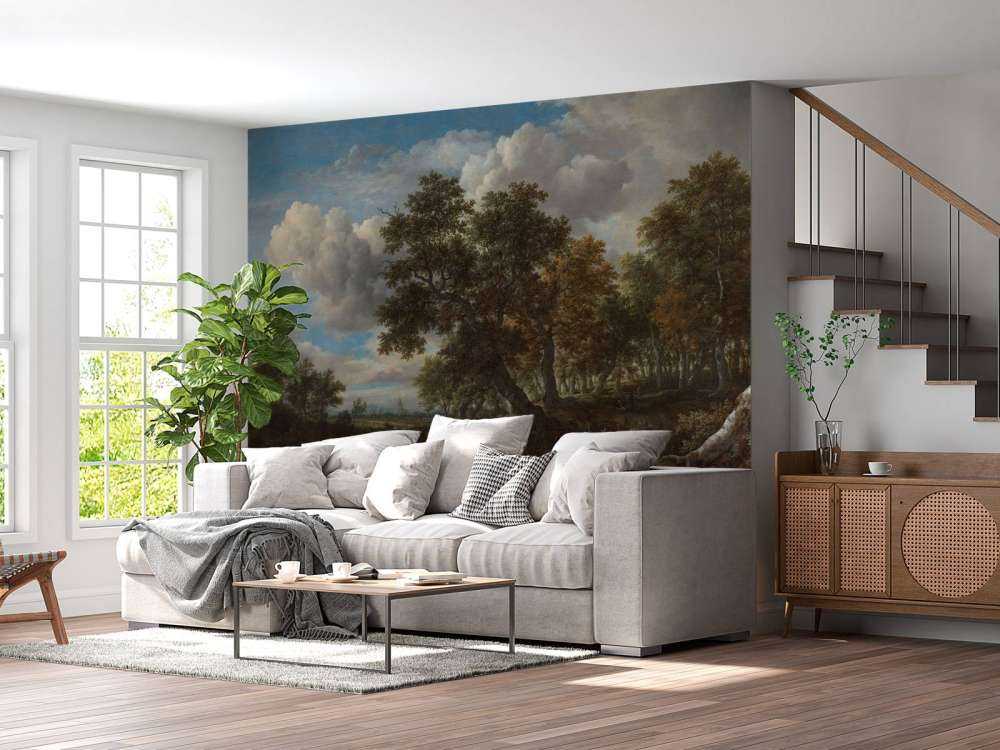 Paysage avec cascade