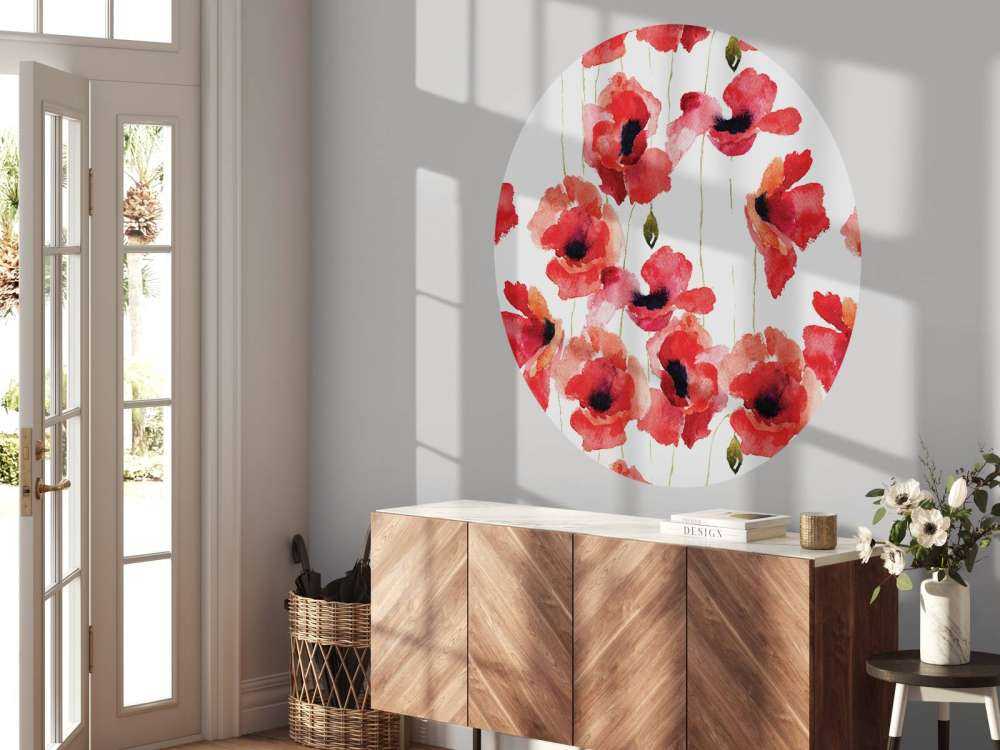 Des coquelicots à l'aquarelle