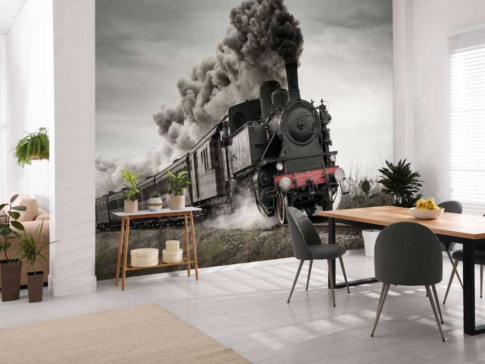 Vieux train à vapeur