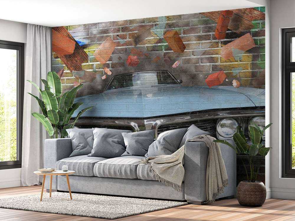 Graffitis sur la voiture