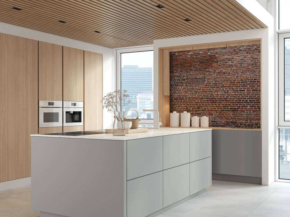 Mur extérieur restauré