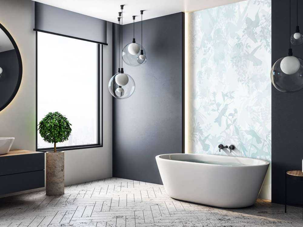 Symphonie de jardin en bleu