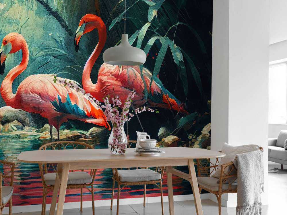 Éveil de l'Oasis Flamant