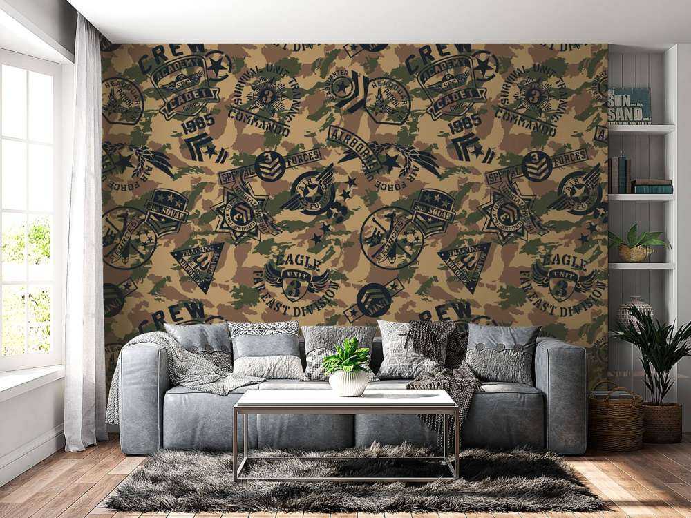 Camouflage avec logos