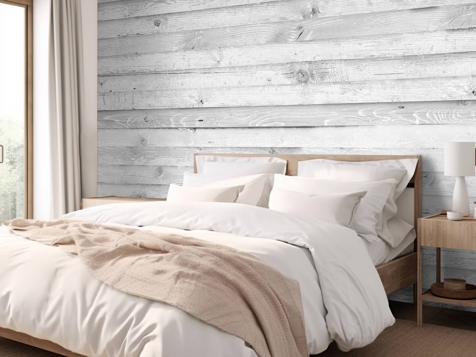 Lait de chaux bois horizontal