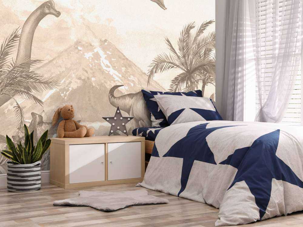 Divers dino's en taupe