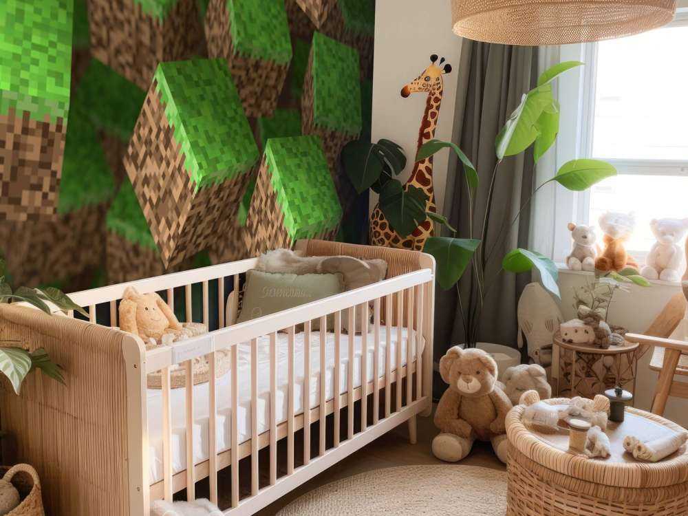 Blocs d'herbe 3D Minecraft