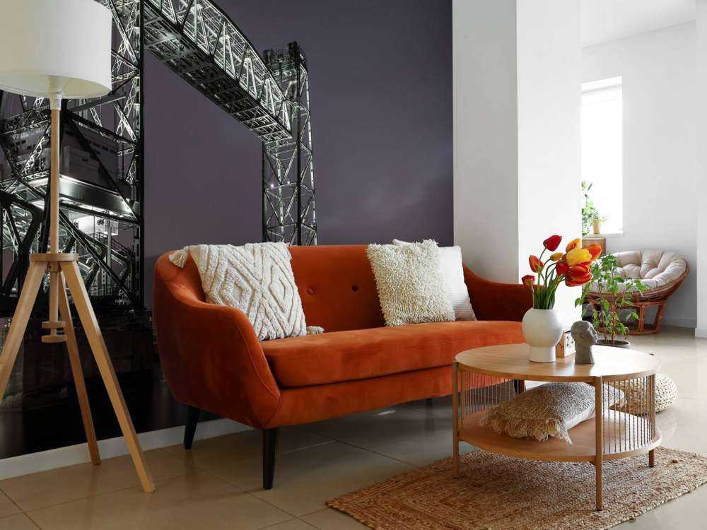 Ancien pont ferroviaire De Hef à Rotterdam en couleur 