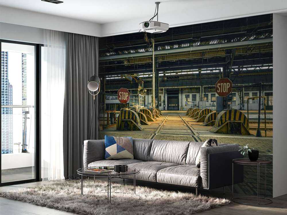 Hall industriel désaffecté