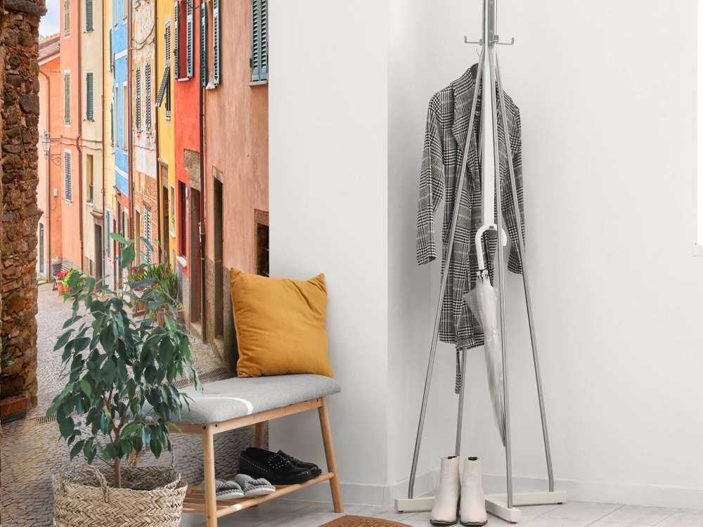 Rue italienne avec arc