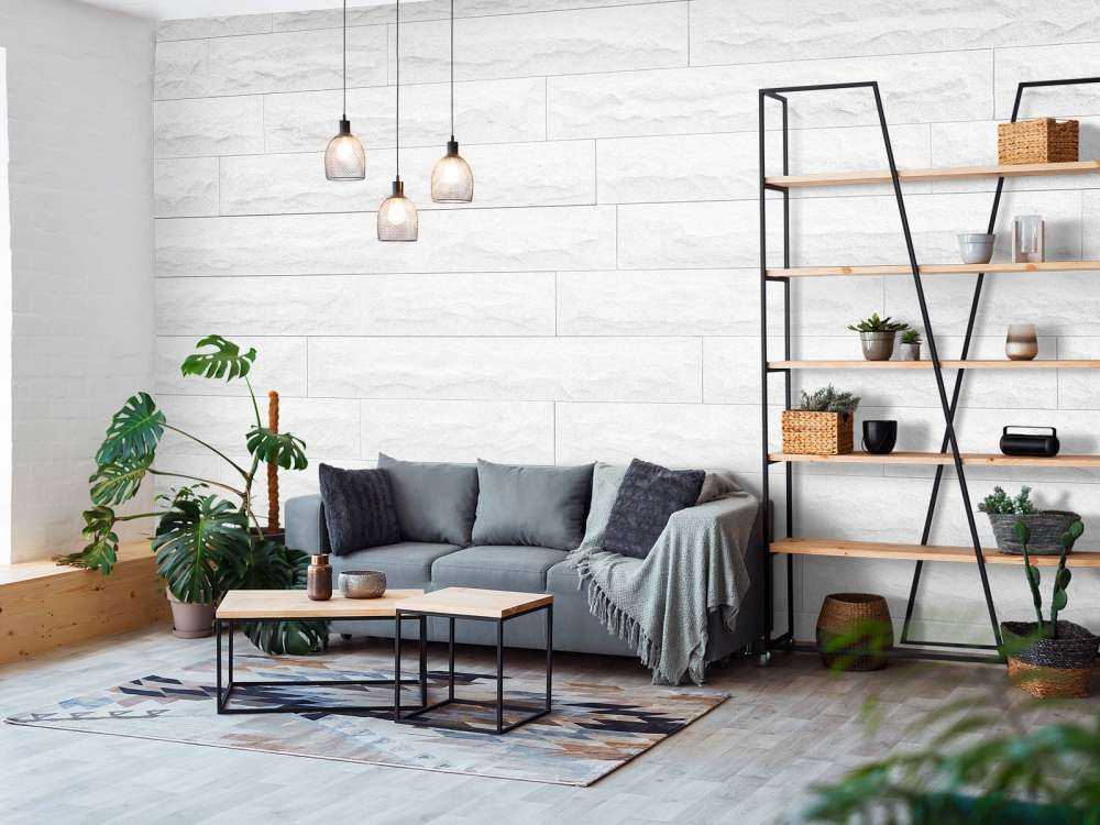 Briques blanches modernes