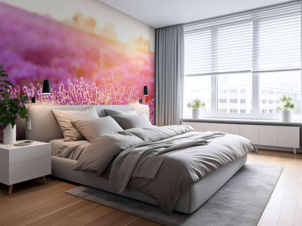 Gros plan sur des fleurs de lavande