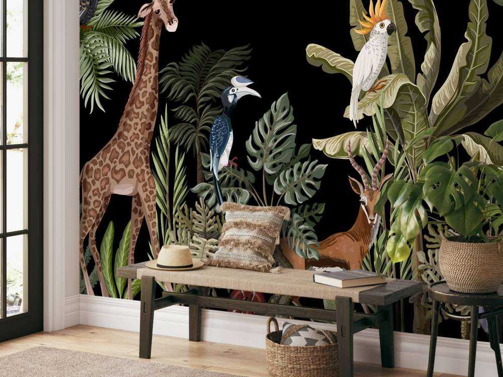 Divers animaux de la jungle