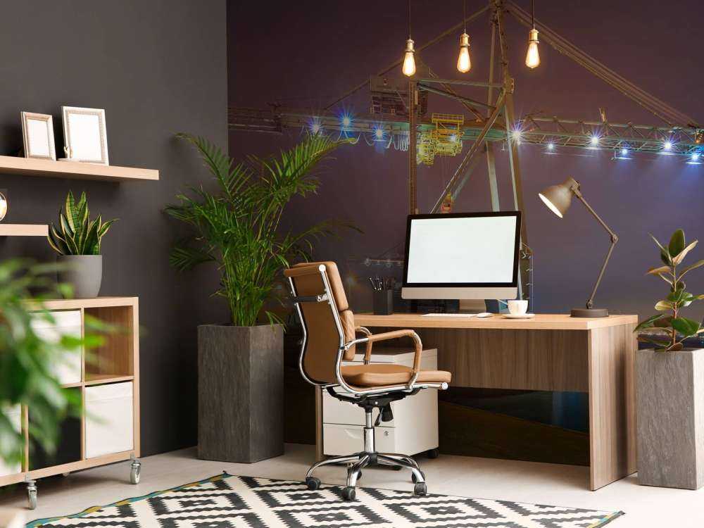 Vue nocturne du port illuminé d'Anvers