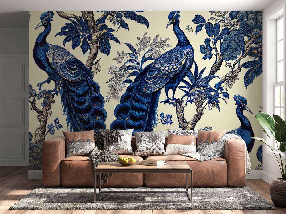 Splendeur&#x20;du&#x20;paon&#x20;bleu&#x20;royal