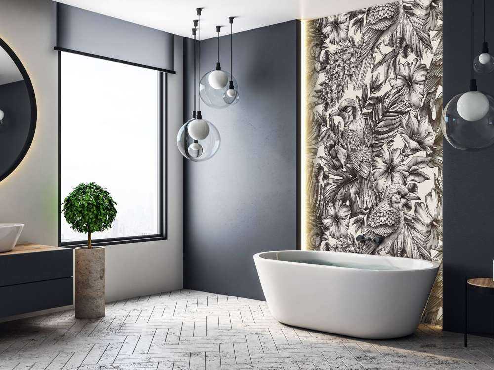 Symphonie d'oiseaux floraux