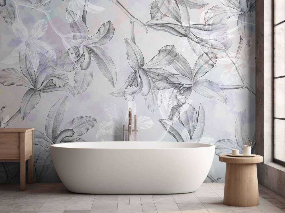 Rêverie d'orchidée bicolore violet