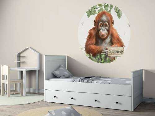 Jeune orang-outan dans la jungle