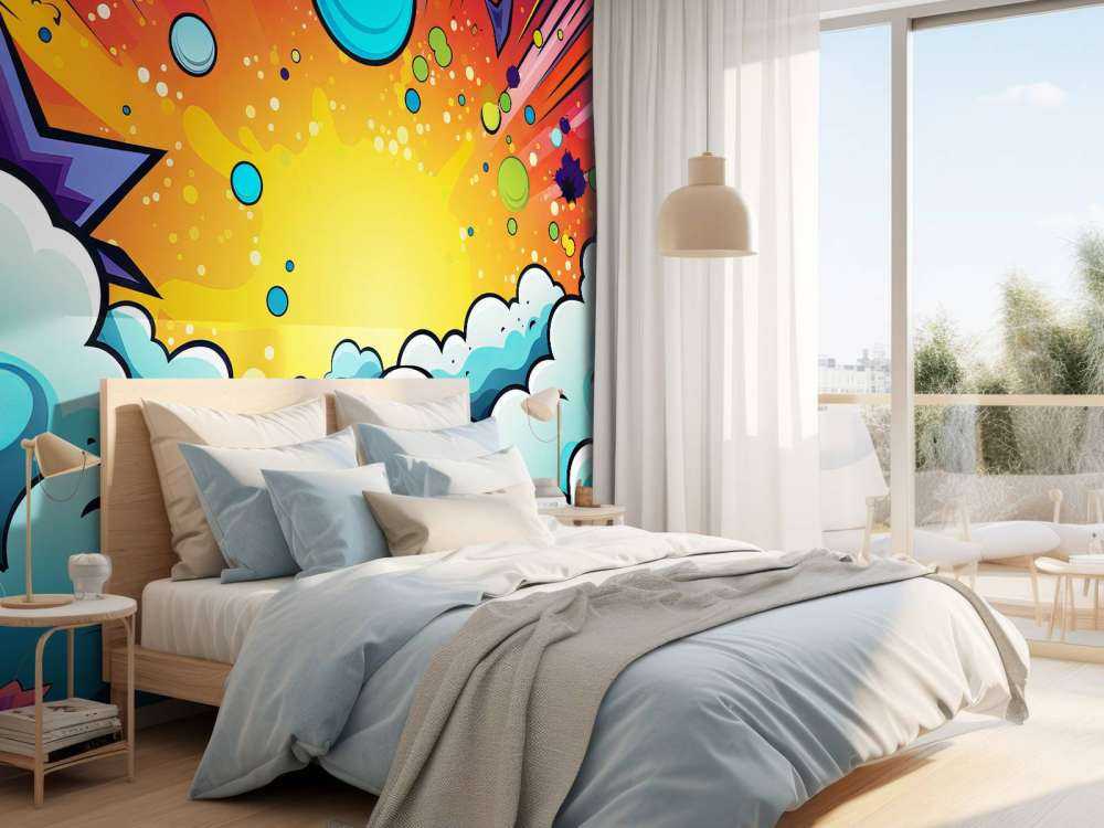 Explosion cosmique de couleurs